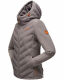 Marikoo Mountain Mount Haruna Damen Fleece Hybrid Jacke Wanderjacke Grau Größe M - Gr. 38