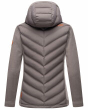 Marikoo Mountain Mount Haruna Damen Fleece Hybrid Jacke Wanderjacke Grau Größe S - Gr. 36