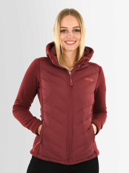 Marikoo Mountain Mount Haruna Damen Fleece Hybrid Jacke Wanderjacke Navy Größe M - Gr. 38