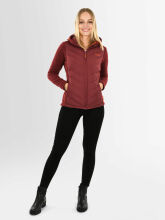 Marikoo Mountain Mount Haruna Damen Fleece Hybrid Jacke Wanderjacke Navy Größe M - Gr. 38