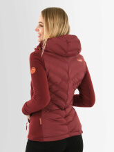Marikoo Mountain Mount Haruna Damen Fleece Hybrid Jacke Wanderjacke Navy Größe S - Gr. 36