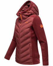 Marikoo Mountain Mount Haruna Damen Fleece Hybrid Jacke Wanderjacke Navy Größe S - Gr. 36