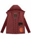 Marikoo Mountain Mount Haruna Damen Fleece Hybrid Jacke Wanderjacke Navy Größe S - Gr. 36