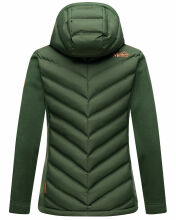 Marikoo Mountain Mount Haruna Damen Fleece Hybrid Jacke Wanderjacke Offwhite Größe M - Gr. 38