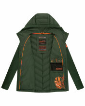 Marikoo Mountain Mount Haruna Damen Fleece Hybrid Jacke Wanderjacke Offwhite Größe M - Gr. 38
