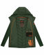 Marikoo Mountain Mount Haruna Damen Fleece Hybrid Jacke Wanderjacke Offwhite Größe M - Gr. 38