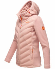 Marikoo Mountain Mount Haruna Damen Fleece Hybrid Jacke Wanderjacke Schwarz Größe M - Gr. 38