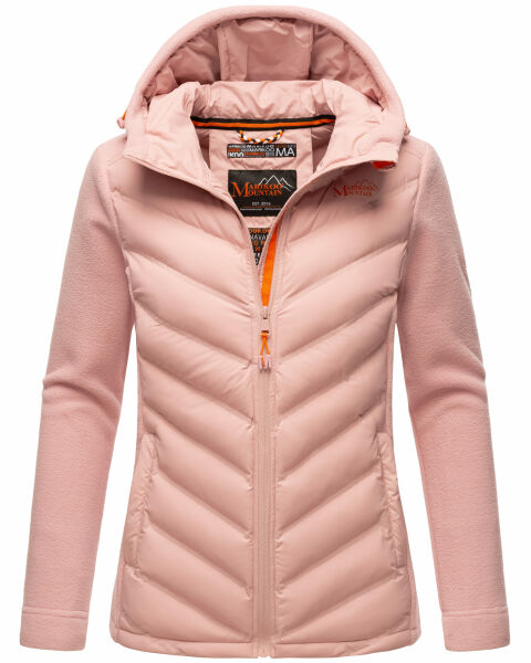 Marikoo Mountain Mount Haruna Damen Fleece Hybrid Jacke Wanderjacke Schwarz Größe S - Gr. 36
