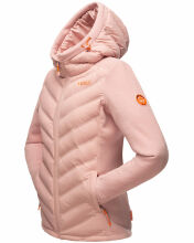 Marikoo Mountain Mount Haruna Damen Fleece Hybrid Jacke Wanderjacke Schwarz Größe S - Gr. 36