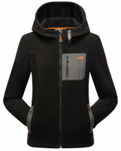 Marikoo Mount Iwaki Damen Fleecejacke Schwarz Größe XS - Gr. 34