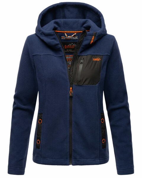 Marikoo Mount Iwaki Damen Fleecejacke Navy Größe S - Gr. 36