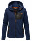 Marikoo Mount Iwaki Damen Fleecejacke Navy Größe M - Gr. 38