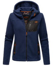 Marikoo Mount Iwaki Damen Fleecejacke Navy Größe L - Gr. 40