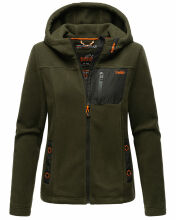 Marikoo Mount Iwaki Damen Fleecejacke Olive Größe XS - Gr. 34