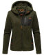 Marikoo Mount Iwaki Damen Fleecejacke Olive Größe XS - Gr. 34