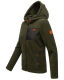 Marikoo Mount Iwaki Damen Fleecejacke Olive Größe XS - Gr. 34