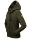 Marikoo Mount Iwaki Damen Fleecejacke Olive Größe XS - Gr. 34