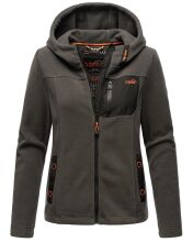 Marikoo Mount Iwaki Damen Fleecejacke Anthrazit Größe XS - Gr. 34