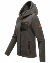 Marikoo Mount Iwaki Damen Fleecejacke Anthrazit Größe XS - Gr. 34