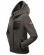 Marikoo Mount Iwaki Damen Fleecejacke Anthrazit Größe M - Gr. 38