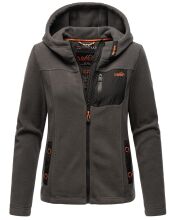 Marikoo Mount Iwaki Damen Fleecejacke Anthrazit Größe L - Gr. 40