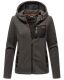 Marikoo Mount Iwaki Damen Fleecejacke Anthrazit Größe L - Gr. 40