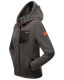 Marikoo Mount Iwaki Damen Fleecejacke Anthrazit Größe L - Gr. 40