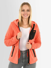 Marikoo Mount Iwaki Damen Fleecejacke Coral Größe L - Gr. 40
