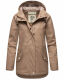 Navahoo Ocean Heart Damen Winterjacke B933 Taupe Größe XL - Gr. 42