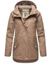 Navahoo Ocean Heart Damen Winterjacke B933 Taupe Größe XXL - Gr. 44