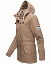 Navahoo Ocean Heart Damen Winterjacke B933 Taupe Größe XXL - Gr. 44