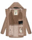 Navahoo Ocean Heart Damen Winterjacke B933 Taupe Größe XXL - Gr. 44