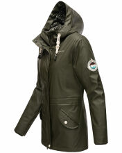 Navahoo Ocean Heart Damen Winterjacke B933 Dark Olive Größe S - Gr. 36