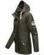 Navahoo Ocean Heart Damen Winterjacke B933 Dark Olive Größe XXL - Gr. 44