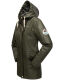 Navahoo Ocean Heart Damen Winterjacke B933 Dark Olive Größe XXL - Gr. 44