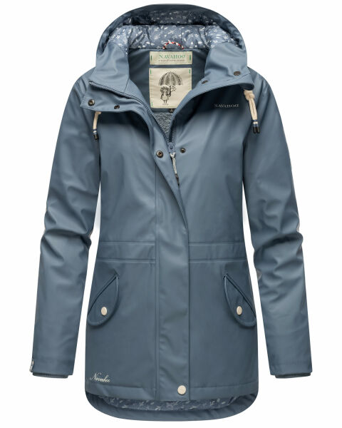 Navahoo Ocean Heart Damen Winterjacke B933 Dusty Blue Größe M - Gr. 38
