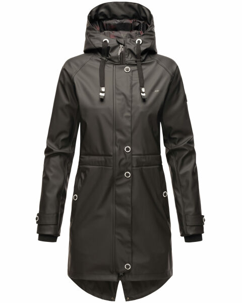 Navahoo Rainy Flower Damen Regenjacke B934 Schwarz Größe XS - Gr. 34