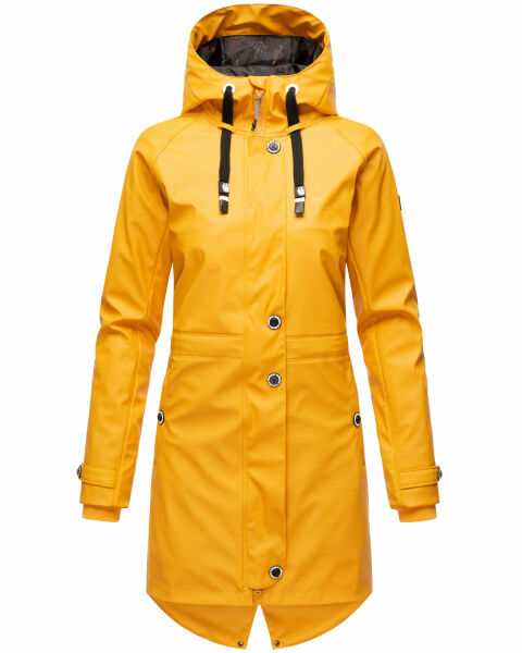 Navahoo Rainy Flower Damen Regenjacke B934 Amber Yellow Größe S - Gr. 36