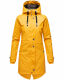 Navahoo Rainy Flower Damen Regenjacke B934 Amber Yellow Größe S - Gr. 36