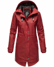 Navahoo Rainy Flower Damen Regenjacke B934 Blood Red Größe XXL - Gr. 44