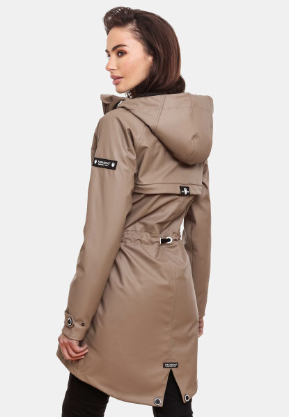 Navahoo Rainy Flower Damen Regenjacke B934 Taupe Größe XS - Gr. 34