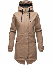 Navahoo Rainy Flower Damen Regenjacke B934 Taupe Größe S - Gr. 36