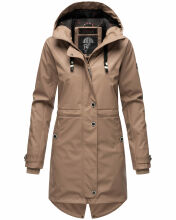 Navahoo Rainy Flower Damen Regenjacke B934 Taupe Größe S - Gr. 36
