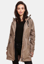 Navahoo Rainy Flower Damen Regenjacke B934 Taupe Größe S - Gr. 36
