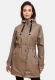 Navahoo Rainy Flower Damen Regenjacke B934 Taupe Größe S - Gr. 36
