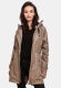 Navahoo Rainy Flower Damen Regenjacke B934 Taupe Größe S - Gr. 36
