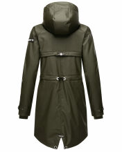Navahoo Rainy Flower Damen Regenjacke B934 Dark Olive Größe S - Gr. 36