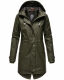 Navahoo Rainy Flower Damen Regenjacke B934 Dark Olive Größe S - Gr. 36