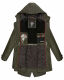 Navahoo Rainy Flower Damen Regenjacke B934 Dark Olive Größe S - Gr. 36