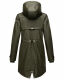 Navahoo Rainy Flower Damen Regenjacke B934 Dark Olive Größe L - Gr. 40